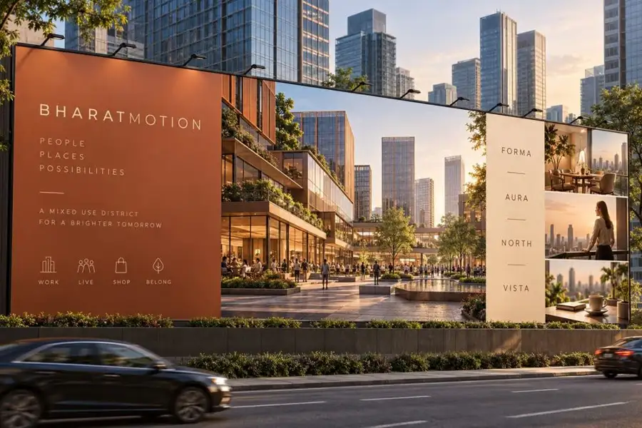 Outdoor Hoarding Design concept study 5