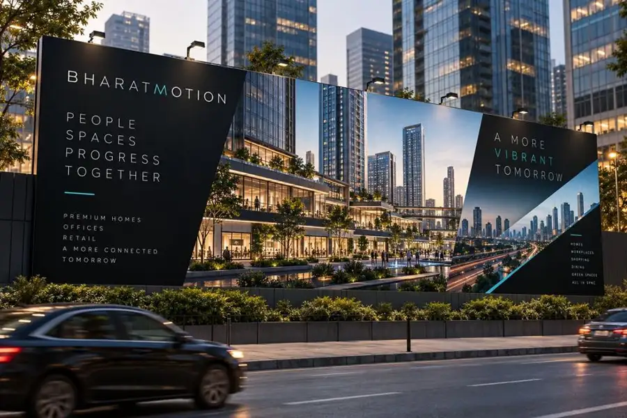 Outdoor Hoarding Design concept study 10