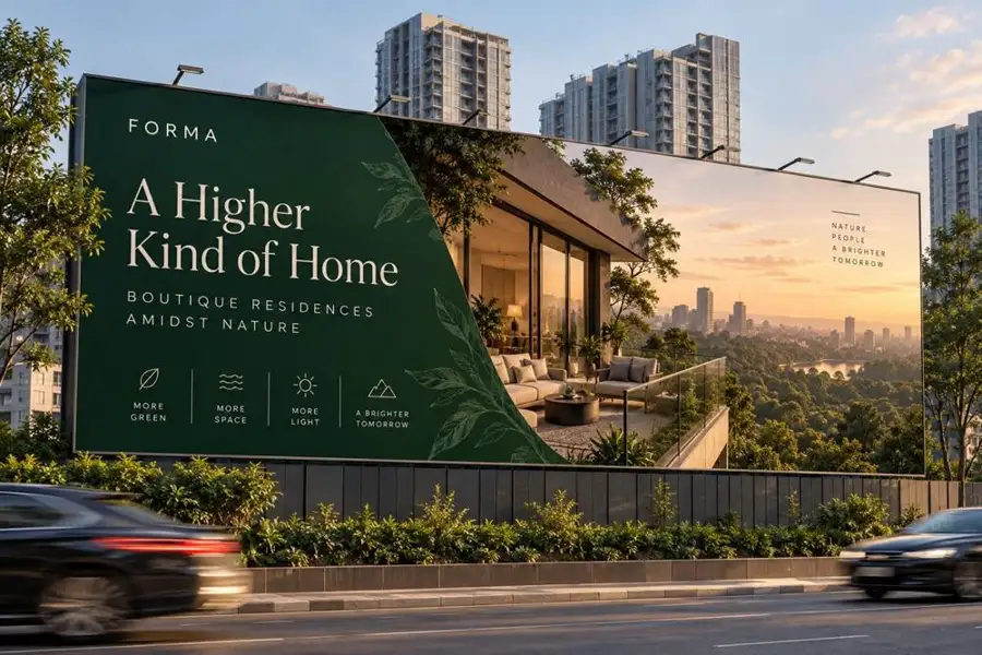 Outdoor Hoarding Design concept study 14