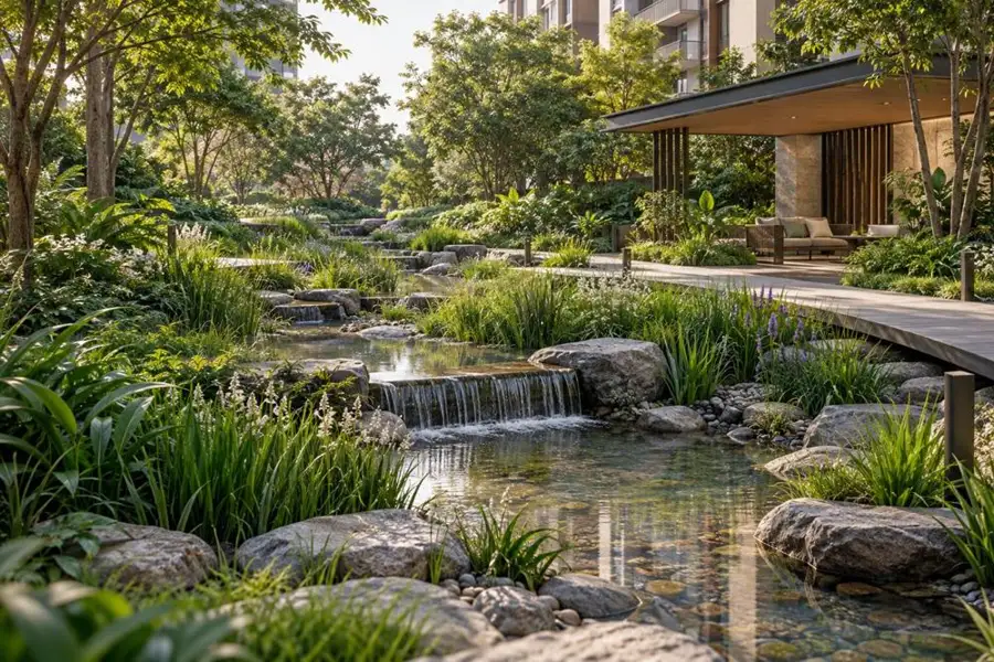 3D Landscape Design concept study 5