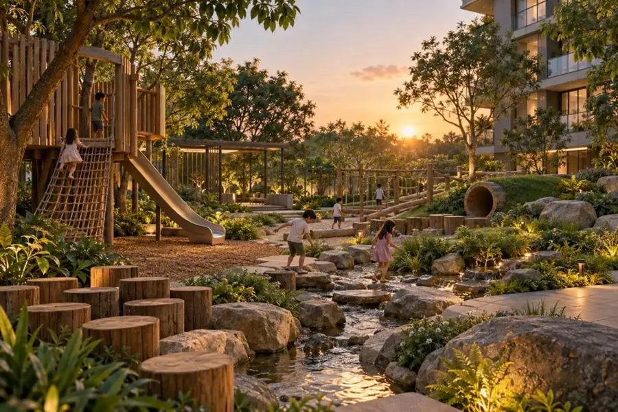 3D Landscape Design concept study 6