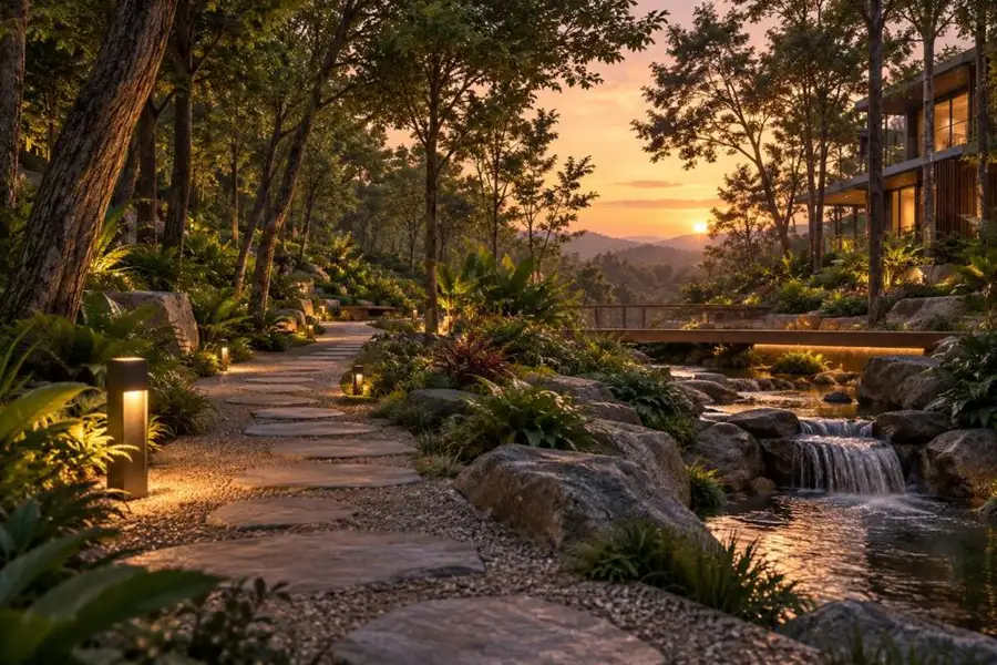 3D Landscape Design concept study 13