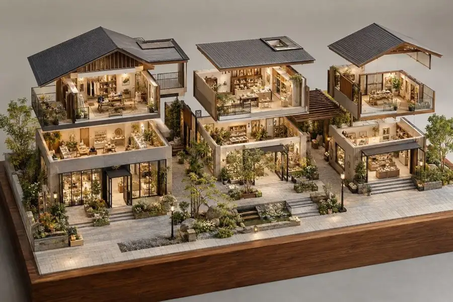Exploded / Doll House concept study 9