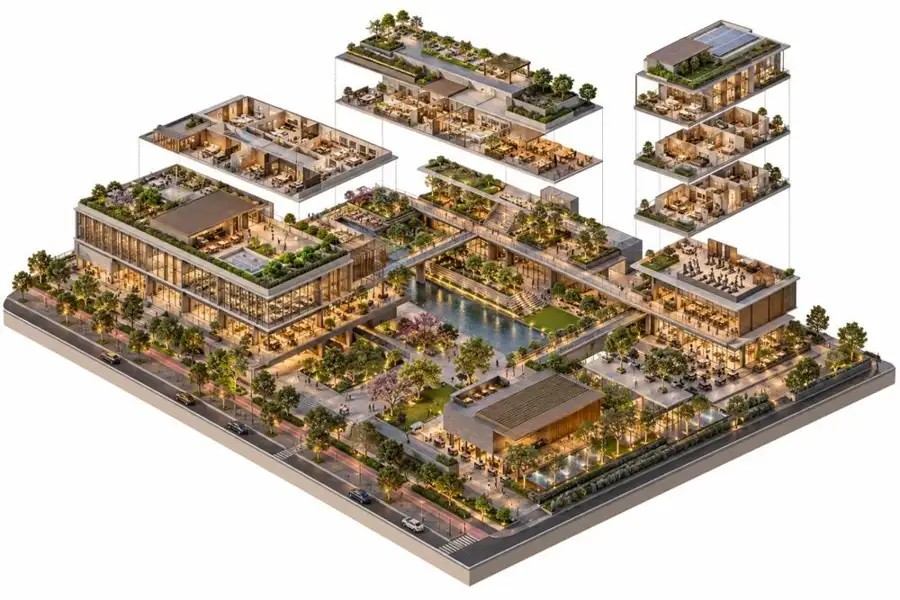 3D Exploded Site Plan concept study 15