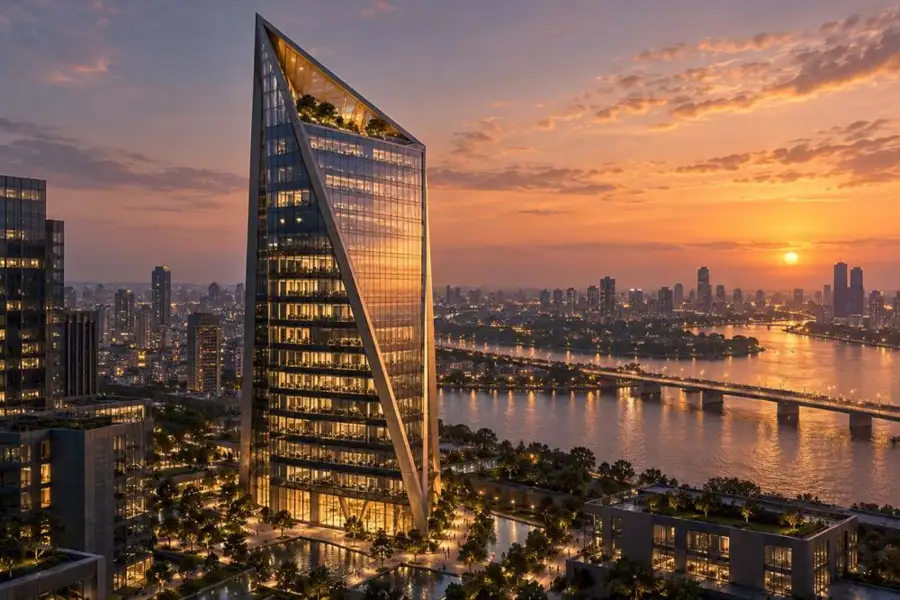 3D Skyscraper Design concept study 4