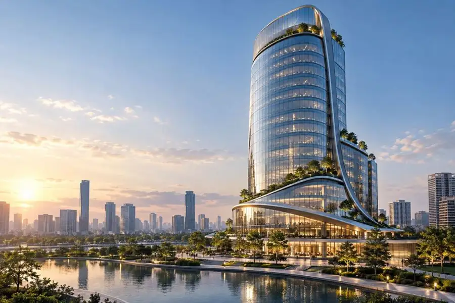 3D Skyscraper Design concept study 11