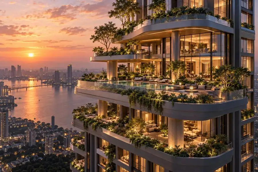3D Skyscraper Design concept study 13