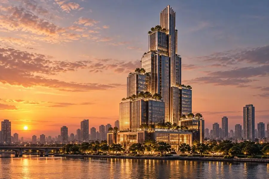 3D Skyscraper Design concept study 15