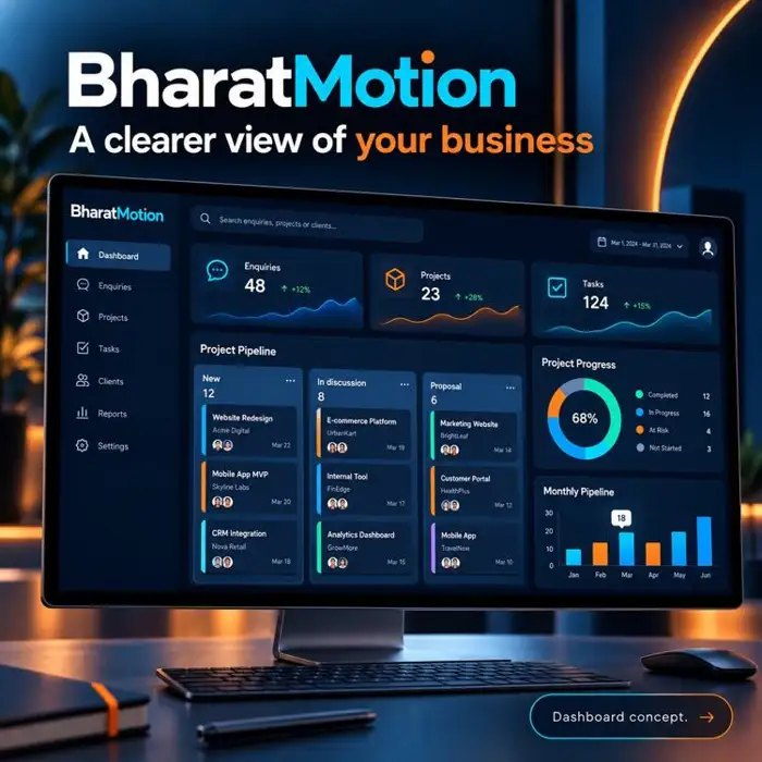Digital businesses concept