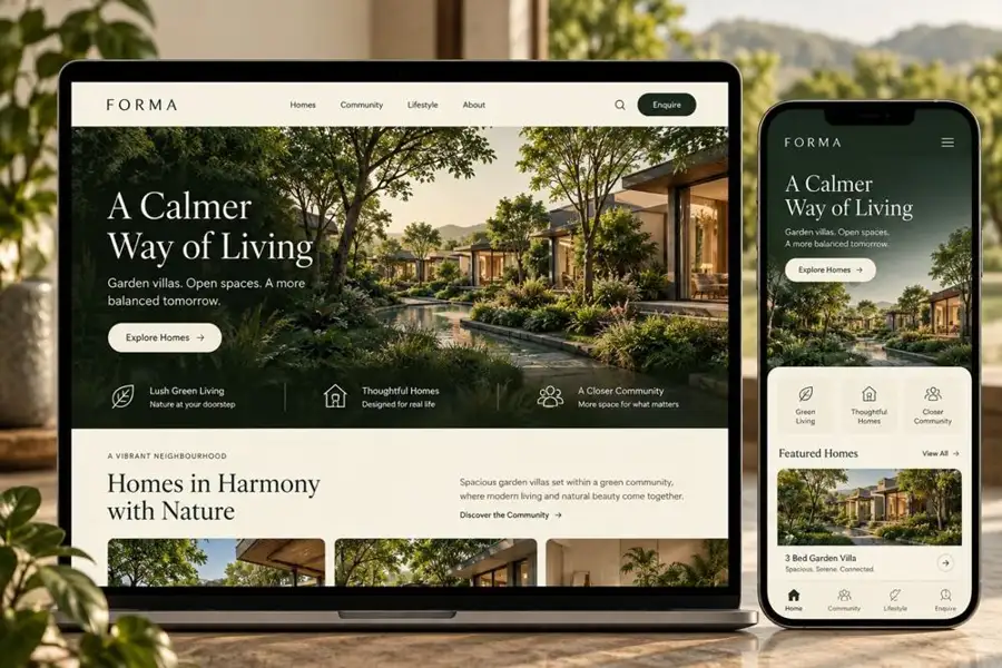 Website & App Concepts concept study 2